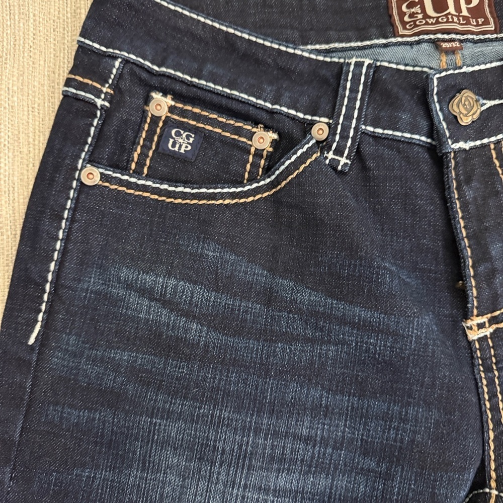 SUP Dark Indigo Women's Boot Cut Jeans SZ 7 - Picture 8 of 11